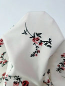 Vestido Longo Floral com Barra de Babados