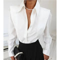 Camisa Social Feminina Chiffon