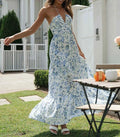 Vestido Longo Floral Ombro a Ombro