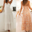 Vestido Longo Floral Ombro a Ombro