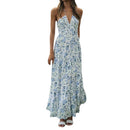 Vestido Longo Floral Ombro a Ombro