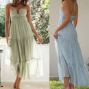 Vestido Longo Floral Ombro a Ombro