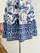 Vestido Floral Romântico Decote Halter