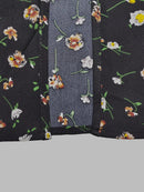Vestido Midi Floral Boêmio sem Manga